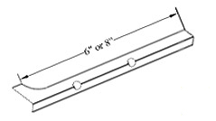 Cove Base Divider 16GA L Toe