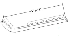 COVE BASE DIVIDER, HEAVY TOP L TOE